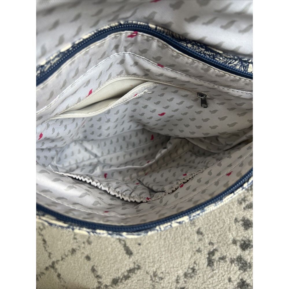 Sakroots Backpack Artist's Circle Blue Floral Embroidered Saddle Bag Purse‎ - Picture 11 of 14